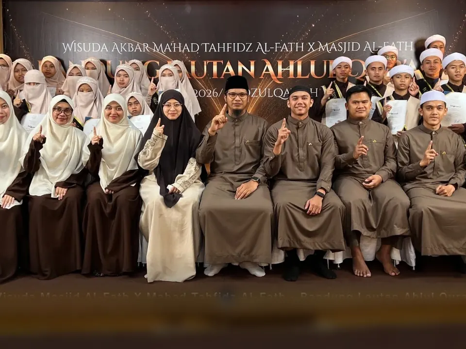 Wisuda santri Ma'had Tahfidz Al-Fath